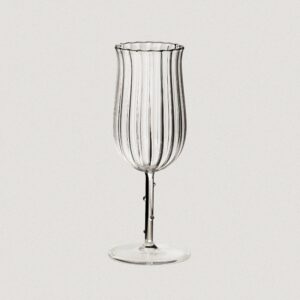 Clear Tulip Wine Glass Set of 4
