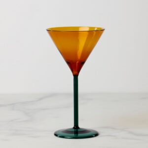 Artisan Two-Tone Borosilicate Martini Glass