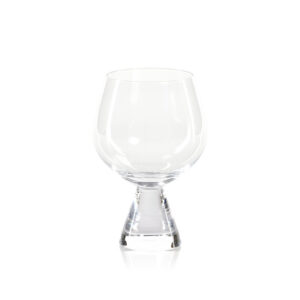 Modern Glassware Collection with Clear Base