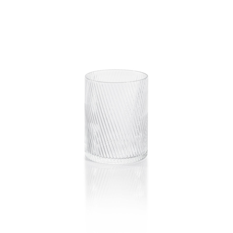 Rippled Highball and Rocks Glassware