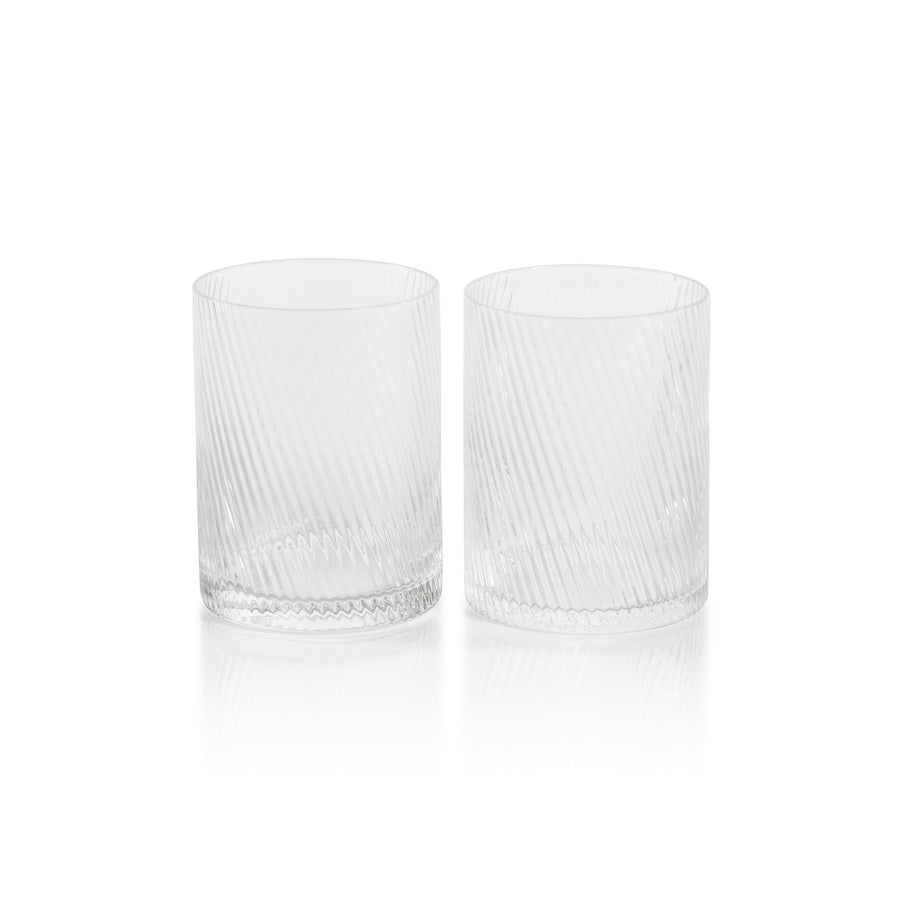 Rippled Highball and Rocks Glassware - Image 4