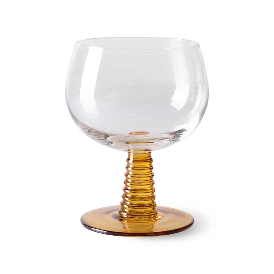 Ochre Low Stem Wine Glass