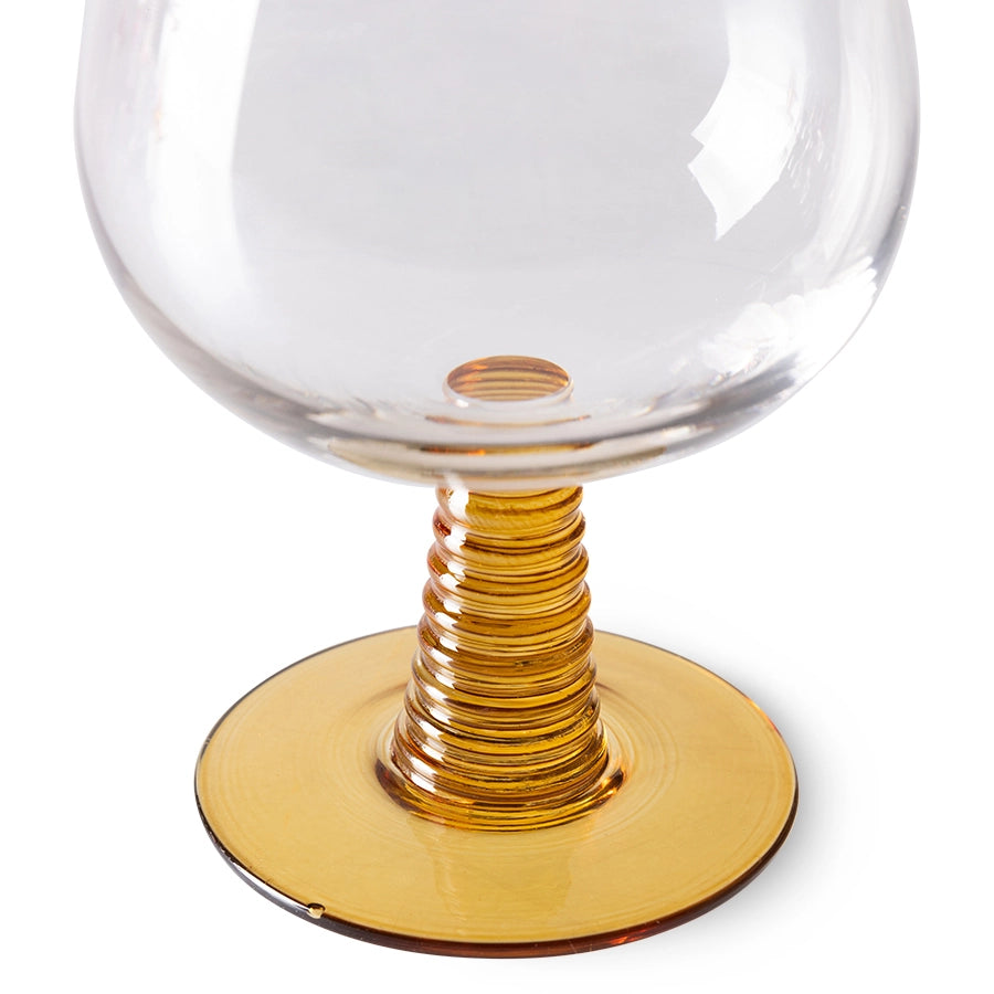 Ochre Low Stem Wine Glass - Image 3
