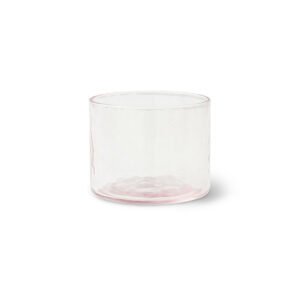 Blush Pink Tube Glasses - Set of 4