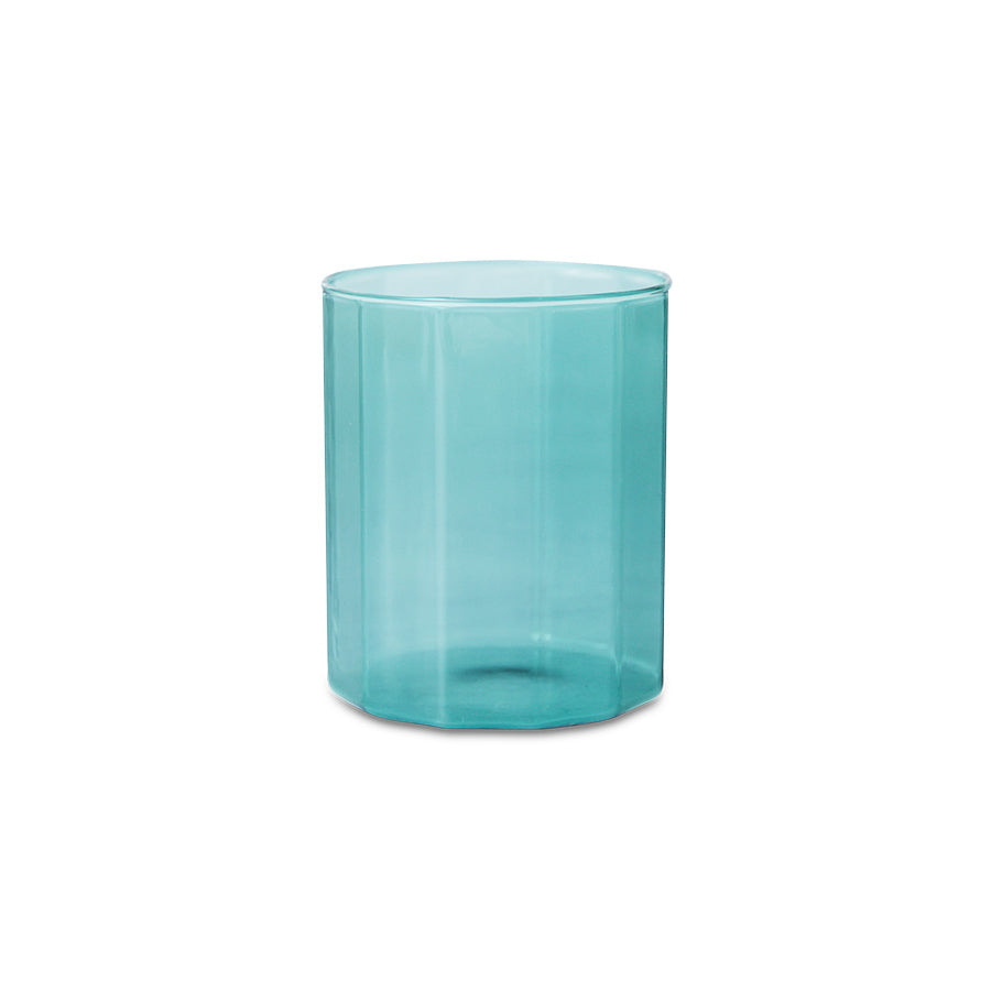 Teal Textured Drinking Glasses - Set of 4