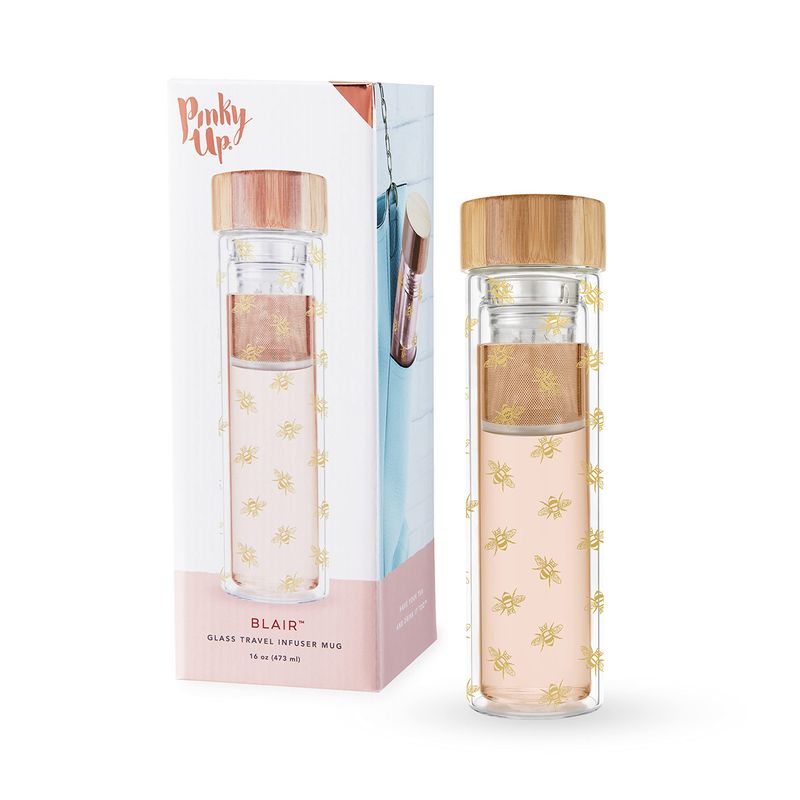 Travel Tea Infuser Cup with Strainer - Image 3